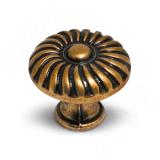 Ручка-кнопка D30мм бронза состаренная P2349030OV