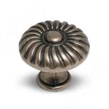 Ручка-кнопка D30мм серебро состаренное P2349030SFE