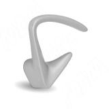 Крючок двухрожковый хром матовый PA.0282.AP