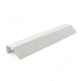 Профиль-ручка 192мм (L=220мм)  крепление саморезами белый матовый