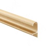 Профиль-ручка крепление саморезами для фасада 16мм, золото матовое (анод), L-3000мм PH.RU33.3000.GL