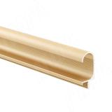 Профиль-ручка врезная для фасада 18мм, золото матовое (анод), L-3000мм PH.RU38.3000.GL