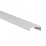 Профиль-ручка крепление саморезами алюминий матовый (анод), L-3000мм