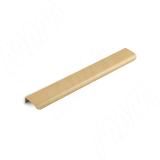 Профиль-ручка 224мм (L=296мм) крепление саморезами золото матовое (краска) PH.RU43.300.GL