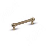 SIPARIO Ручка-рейлинг 96мм бронза состаренная с кристаллами Сваровски RE2335SW2/96