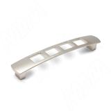 QUADRA Ручка-скоба 128мм никель матовый RR0806/128