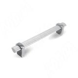 Ручка-скоба 96мм хром/алюминий матовый RU2004C00/96