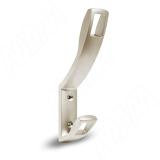 QUADRA Крючок двухрожковый никель матовый RW0806