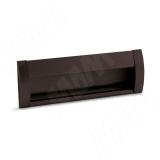 Ручка-раковина 128мм крепление саморезами коричневый матовый SH.RU2.128.BR