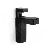 КВАДРО МАКСИ Менсолодержатель для деревянных и стеклянных полок 0-50 мм, черный матовый