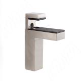 КВАДРО МАКСИ Менсолодержатель для деревянных и стеклянных полок 0-50 мм, никель матовый