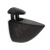 ПЕЛИКАН Менсолодержатель для деревянных и стеклянных полок 0-35 мм, черный матовый