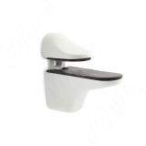 ПЕЛИКАН Менсолодержатель для деревянных и стеклянных полок 0-25 мм, белый матовый