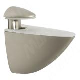 ПЕЛИКАН Менсолодержатель для деревянных и стеклянных полок 4 - 40 мм, никель матовый SU03A NSAT