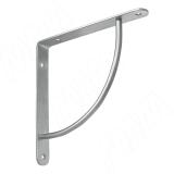 Менсолодержатель для деревянных полок L-220 мм, хром матовый SU50A MCR