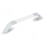 Ручка-скоба 160мм хром/белый UA850440/160