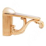 Менсолодержатель для деревянных и стеклянных полок 4 - 25 мм, L-115 мм, золото V677000BOR