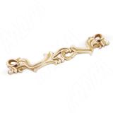 Ручка-скоба 128мм cлоновая кость/золото винтаж WMN.631.128.00T5