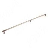 Ручка-рейлинг 1200мм никель матовый/бронза alucover