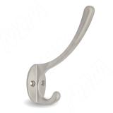 Крючок двухрожковый никель матовый WP1806