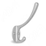 Крючок двухрожковый хром матовый WP1808