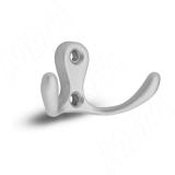 Крючок двухрожковый хром матовый WP1908