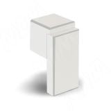 RITTO Ручка-кнопка белый с шлиф. гранями WP48R16