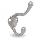 Крючок двухрожковый никель матовый WP7106