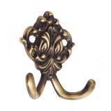 Крючок двухрожковый бронза состаренная WP93AB