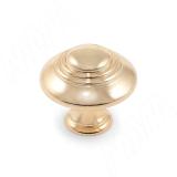 Ручка-кнопка D30мм золото