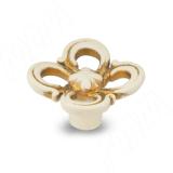 Ручка-кнопка cлоновая кость/золото винтаж WPO.636.031.00T5