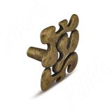 Ручка-кнопка 32мм бронза состаренная WPO.648.032.00D1