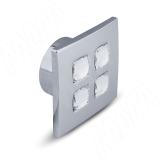 Ручка-кнопка хром с кристаллами WPO.655.000.KR02