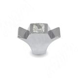 Ручка-кнопка хром с кристаллами Сваровски WPO.667.000.KR02