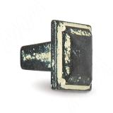 Ручка-кнопка серебро черненое/слоновая кость WPO.683.028.00C2