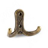 SERPENTE Крючок двухрожковый бронза состаренная WR4235