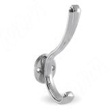 ZAMPA Крючок двухрожковый хром WR4504