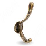 ZAMPA Крючок двухрожковый бронза состаренная WR4535