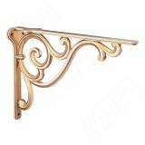 ROME Менсолодержатель для деревянных полок L-250 мм, cлоновая кость/золото винтаж WRM.800.250.00V5