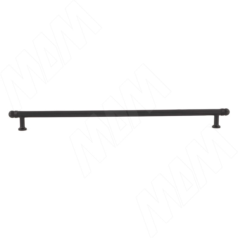 Ручка-скоба 320мм черный матовый фото товара 2 - BH.75.320.BLM