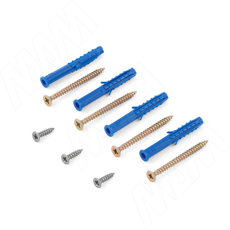 EUS Менсолодержатель для деревянных полок 16-20мм алюминий матовый (анод), L=900 мм (1 шт) фото товара 2 - EUS.900.AL