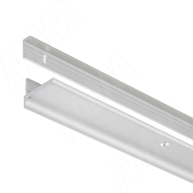 EUS Менсолодержатель для деревянных полок 16-20мм алюминий матовый (анод), L=900 мм (1 шт) фото товара 6 - EUS.900.AL