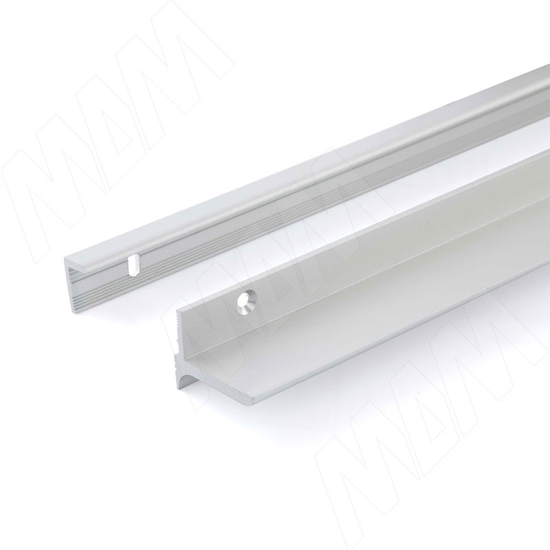 EUS Менсолодержатель для деревянных полок 16-20мм алюминий матовый (анод), L=900 мм (1 шт) фото товара 7 - EUS.900.AL