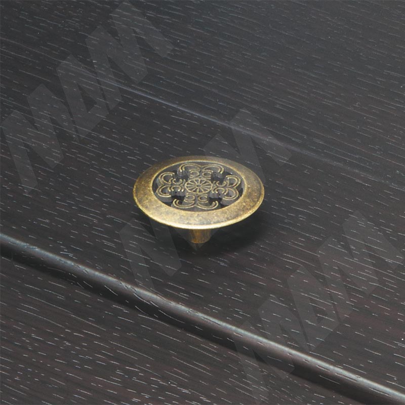 Ручка-кнопка D37мм бронза состаренная фото товара 2 - GR1802GAE