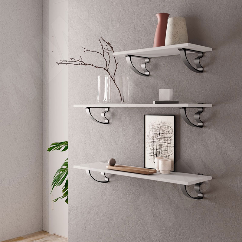 IBIS Менсолодержатель для деревянных полок, графит фото товара 4 - IBS.1054A.9005