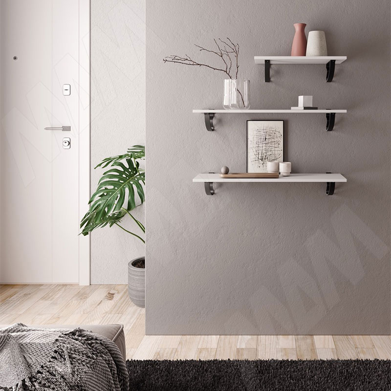 IBIS Менсолодержатель для деревянных полок, графит фото товара 5 - IBS.1054A.9005