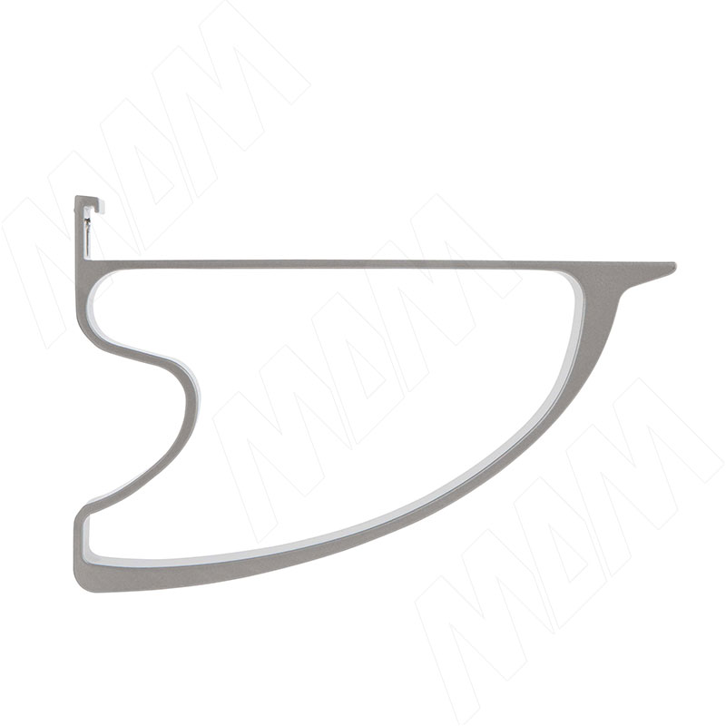 IBIS Менсолодержатель для деревянных полок, хром матовый фото товара 2 - IBS.1054A.9723