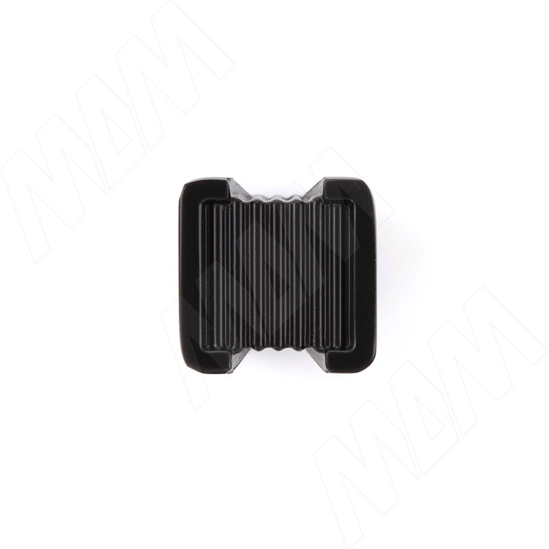 Ручка-кнопка черный матовый фото товара 3 - KH.41.000.BLM