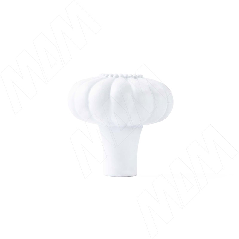 Ручка-кнопка белый матовый фото товара 2 - KH.42.000.WTM