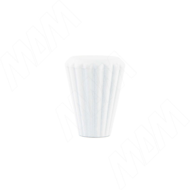 Ручка-кнопка белый матовый фото товара 2 - KH.44.000.WTM